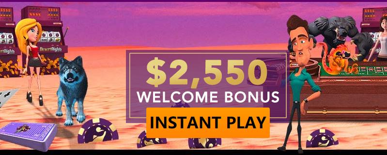 Desert Nights Mobile Casino - US Players Accepted! 1